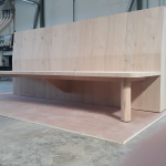 Création de banquette en bois proche de Bressuire